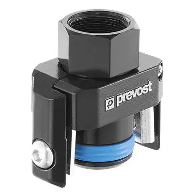 Produktfoto 1 von PREVOST Befestigungszubehör für pneumatisches Luftaufbereitungssystem 16 bar max. Aluminium 25 mm