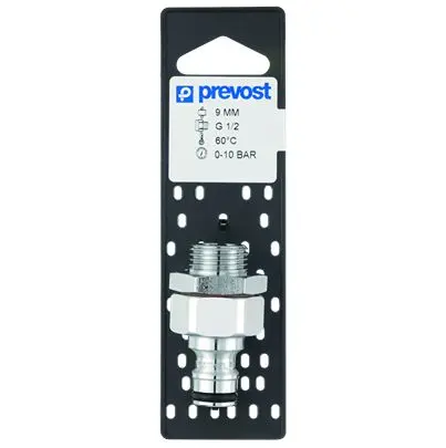 Produktfoto 1 von PREVOST ELP Hydraulik-Schnellkupplung Stecker, 1/2 in G