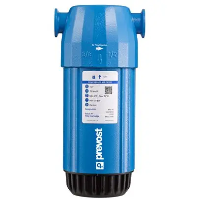 PREVOST MFC Pneumatik-Filter, 800m³/h max., Anschluss 2 in G, 20 bar max.