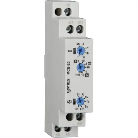 Produktfoto 1 von ENTES MCB Zeitrelais, DIN-Hutschiene 240 V dc 12V ac, 240 V ac, 0.1 s to 100 h, 1 Kont. 4, 1 Wechsler