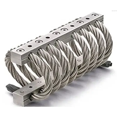 Produktfoto 1 von RS PRO Vibrationsdämpfer, Drahtseilisolator M6mm, Ø 13mm