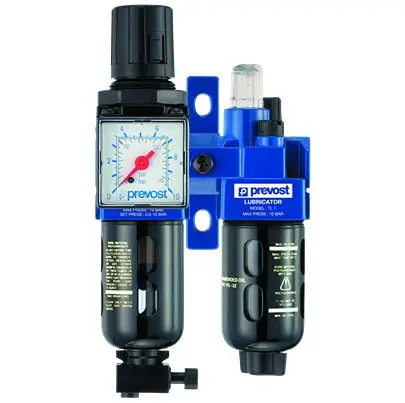Produktfoto 1 von PREVOST ALTO 1/4 in G Filter-/Regler-/Schmiervorrichtung, Automatisch 12 μm Ja, 12.00 bar