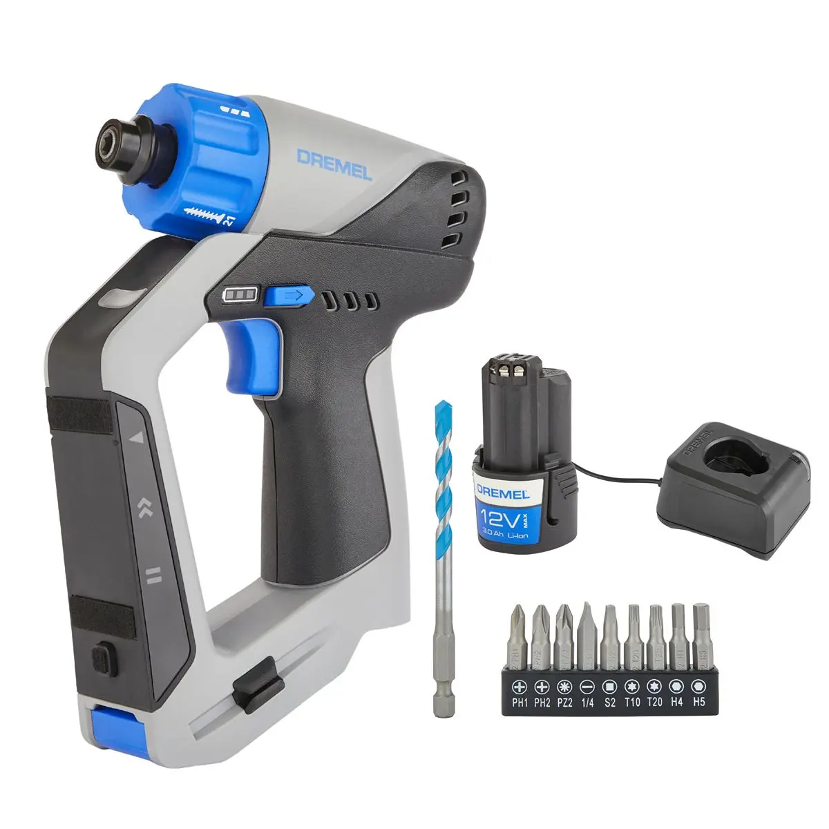 Produktfoto 1 von Dremel DD12V Li-Ion Akku Bohrmaschine 12V Bürstenlos 1.3Ah