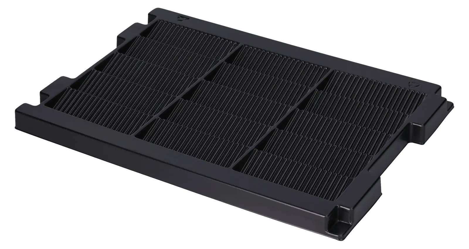 Produktfoto 1 von Licefa ESD-Box, Kunststoff Schwarz Verstellbare Fächer, 30 mm x 250 mm x 30 mm