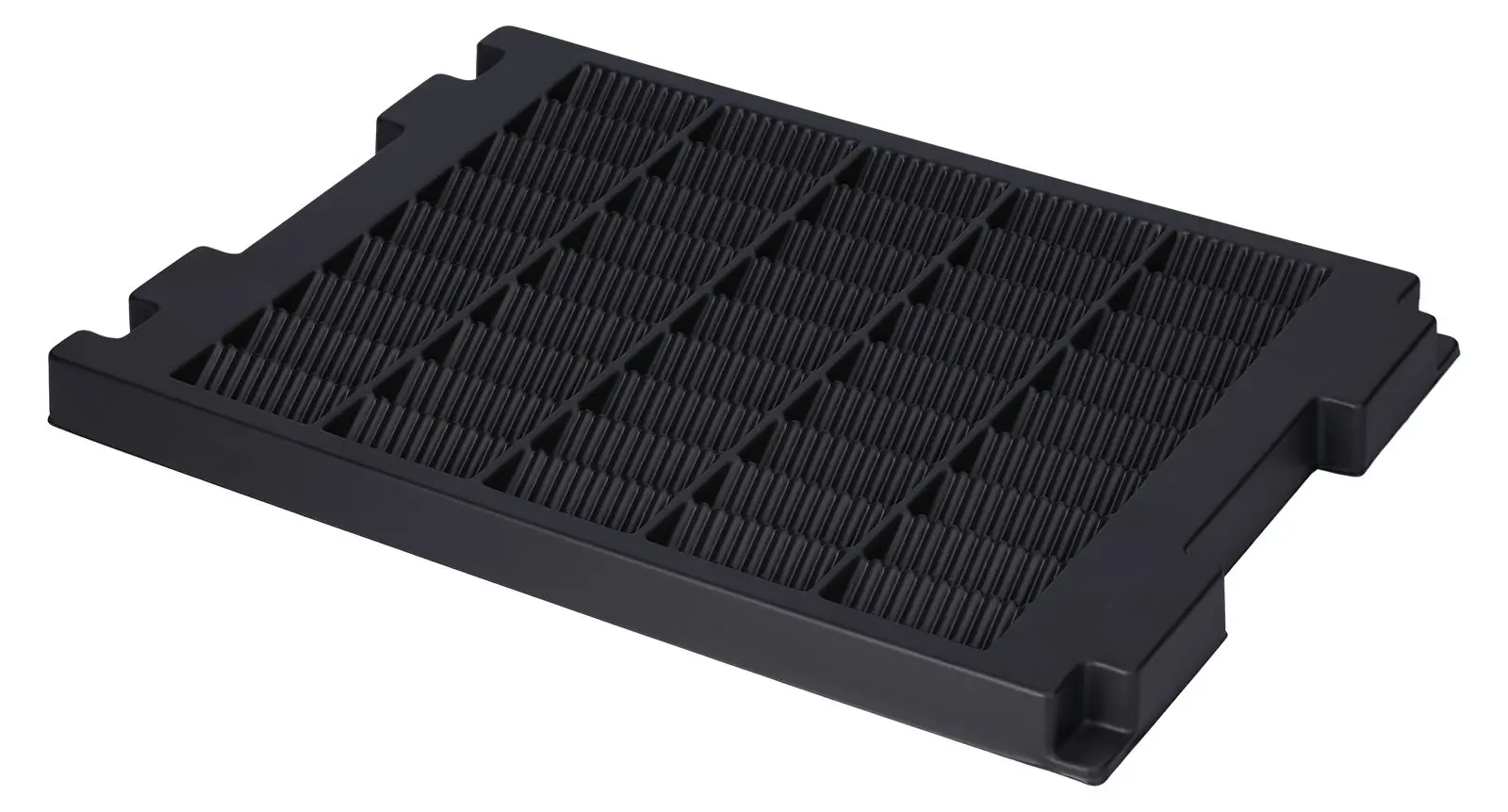 Produktfoto 1 von Licefa ESD-Box, Kunststoff Schwarz Verstellbare Fächer, 23 mm x 250 mm x 23 mm