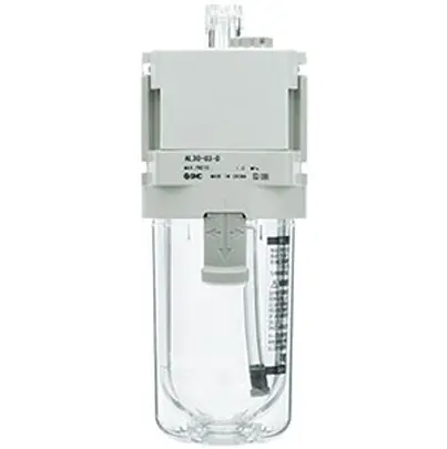Produktfoto 1 von SMC Druckluft-Wartungseinheit Serie AL30, Anschluss 3/8 in, 1 Mpa, 60 °C, -5 °C