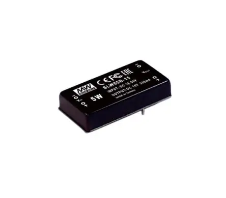 Produktfoto 1 von MEAN WELL SLW05 DC/DC Konverter, 18V dc, 36 V dc OUT DIP 18V 1 kV -25 °C 71 °C