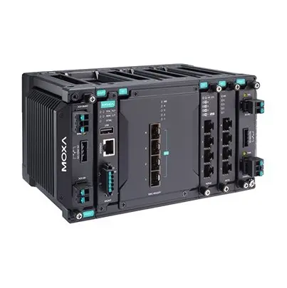 Produktfoto 1 von MOXA MDS-G4012-4XGS-T Ethernet-Switch PoE 12-Port Managed RJ-45