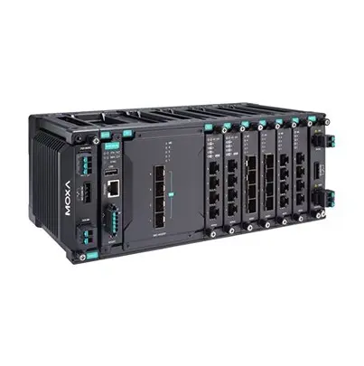 Produktfoto 1 von MOXA MDS-G4020-4XGS-T Ethernet-Switch PoE 28-Port Managed RJ-45