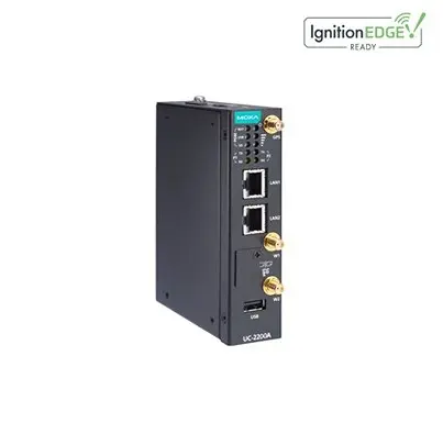 Produktfoto 1 von MOXA UC-2200A Industrie-PC, ARM Cortex, 2 GB 1 GHz IP30 für Linux