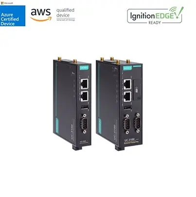 Produktfoto 1 von MOXA UC-3100 Industrie-PC, Cortex A8, 8 GB 1 GHz für Linux