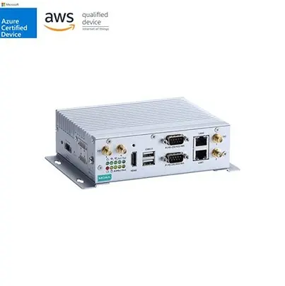Produktfoto 1 von MOXA V2201 Industrie-PC, Intel Atom, 4 GB 1,91 GHz IP30 für Linux, Windows