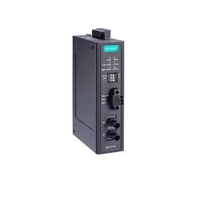Produktfoto 1 von MOXA Ethernet-Medienkonverter 100Mbit/s, Multi-Modus, Multi Mode 2km, Anschluss: ST