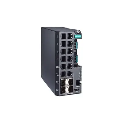 Produktfoto 1 von MOXA EDS-4012-4GS-HV Ethernet-Switch PoE 12-Port Managed RJ-45