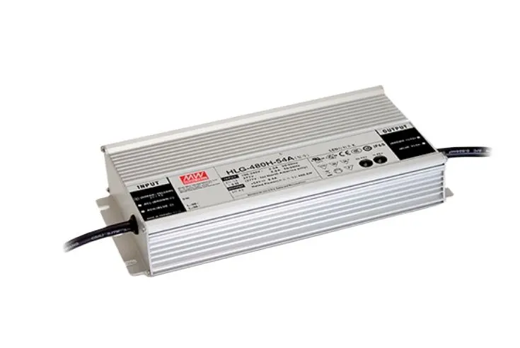 Produktfoto 1 von MEAN WELL LED-Treiber, 480 W 127V, 305 V, 431 V, 90 V, Ausgang 54V