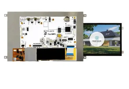 Riverdi Farb-LCD 10.1 Zoll RGB Touchscreen Projektiv-kapazitiv (Pcap), 1280 x 800 Pixel, 216.96 x 135.60 mm LED