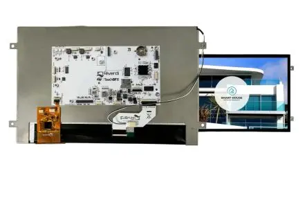 Produktfoto 1 von Riverdi Farb-LCD 12.1 Zoll RGB Touchscreen Projiziert-kapazitiver Berührungscontroller, 1280 x 800 Pixel, 261.12 x