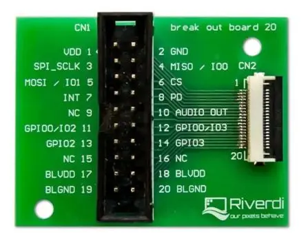 Produktfoto 1 von Riverdi Farb-LCD 7 Zoll SPI