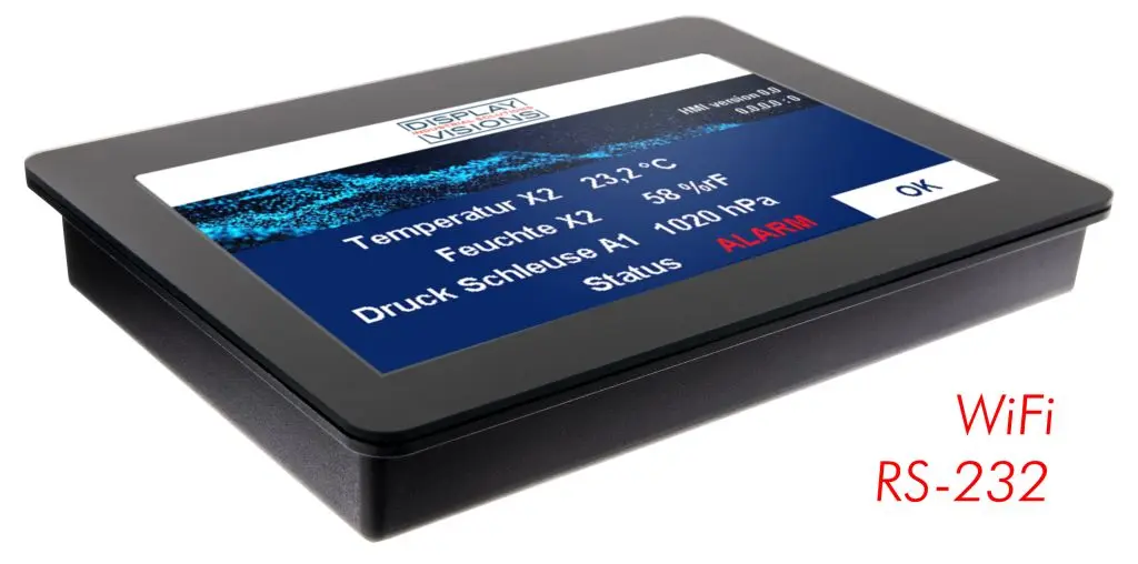 Produktfoto 1 von Display Visions, HMI, HMI-Anzeige, TFT, 480 x 272 pixel, 4.3 in