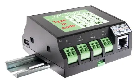 Produktfoto 1 von Display Visions EA PLC SPS CPU, 12 Eing. Relais Ausg.Typ Analog, Digital Eing.Typ