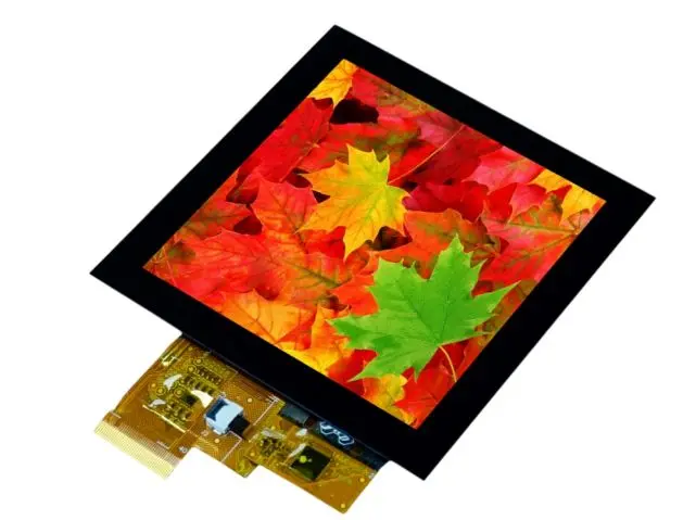 Produktfoto 1 von Display Visions Farb-LCD 4 in Parallel, RGB Touchscreen Ohmsch, 720 x 720 pixel, 71.928 x 71.928 mm LED