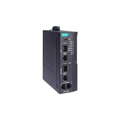 Produktfoto 1 von MOXA EDR-G9004-VPN-2MGTXSFP-CT EDR-G9004-VPN-2MGTXSFP-CT Abnehmbarer Anschlussblock Router
