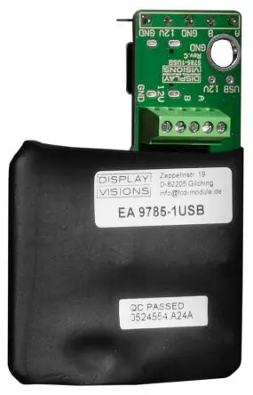 Produktfoto 1 von Display Visions USB zu RS485 mit PSU Adapterplatine USB für HMI-Anzeigen von EAA Adapter-Board