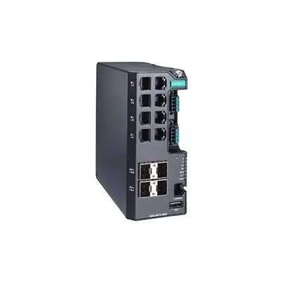Produktfoto 1 von MOXA EDS-4012-4GS-LV-T Ethernet-Switch PoE 12-Port Managed RJ-45