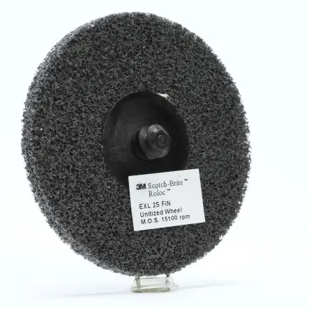 Produktfoto 1 von 3M XLUR EXL Entgratungsscheiben Siliziumkarbid RolocTM Fein, 76.2 mm, 15100 U/min