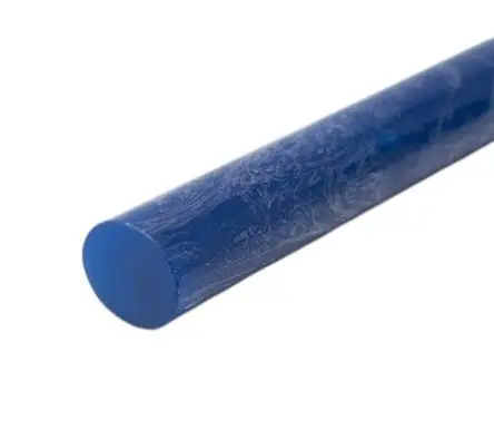 Produktfoto 1 von Goodfellow PI-Rundstab, Polycarbonat Blau 1.2 g/cm³, Ø 15 mm x 500 mm