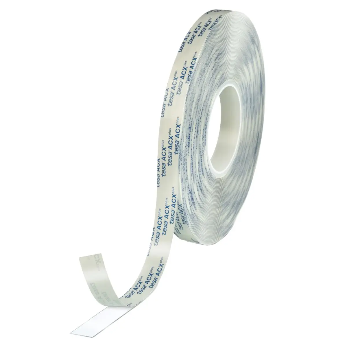 Tesa 07054-00000-48 Doppelseitiges Klebeband, transparent, Stärke 0.5mm