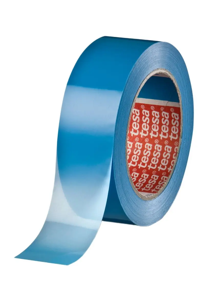 Produktfoto 1 von Tesa 64283 Packband, Mono-orientiertes Polypropylen, Blau, Stärke 85 μm
