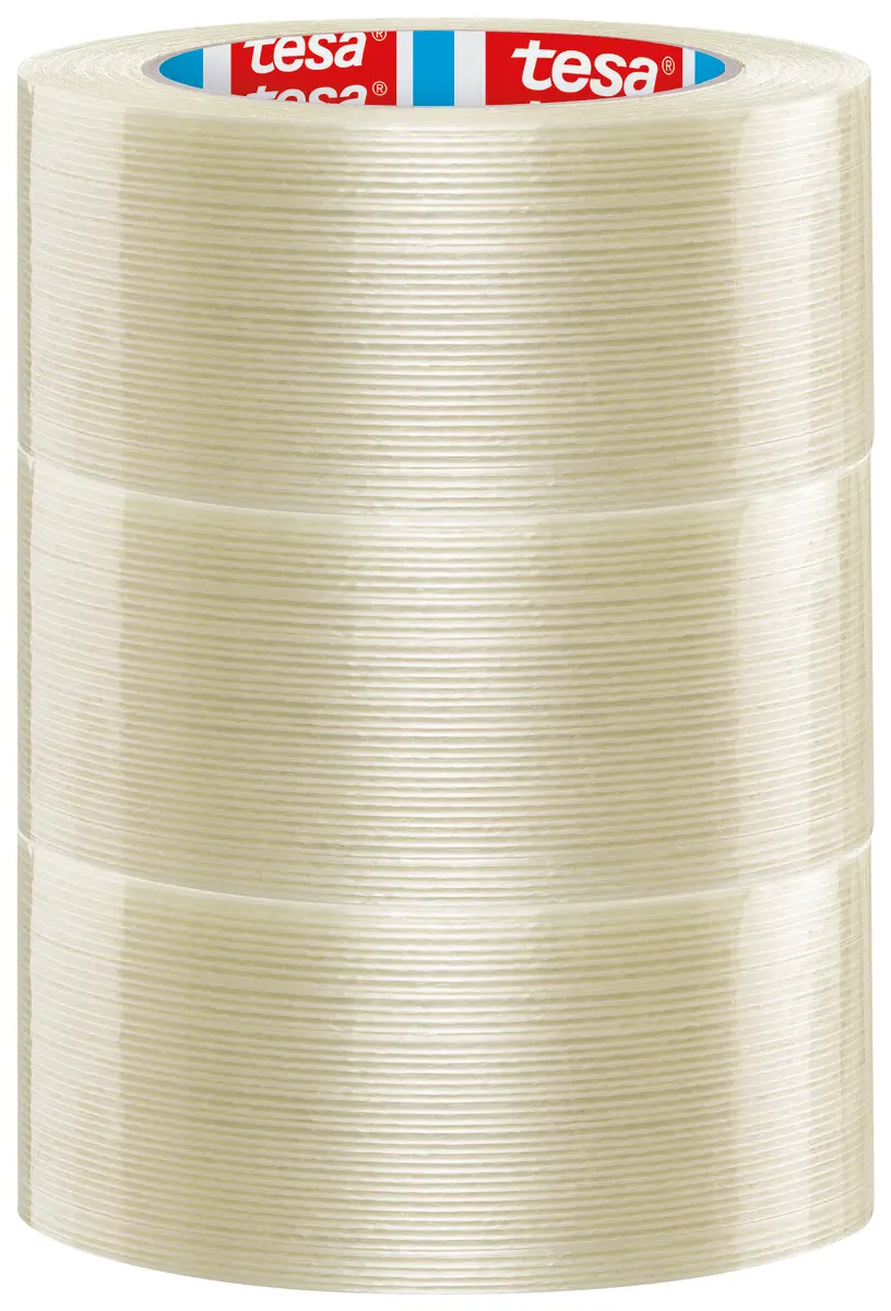 Produktfoto 1 von Tesa Glasfaser-/Polyethylenterephthalat-Folie Klebeband, selbstverschweissend, Klar, Stärke 125 μm, 50 mm x 5 mm