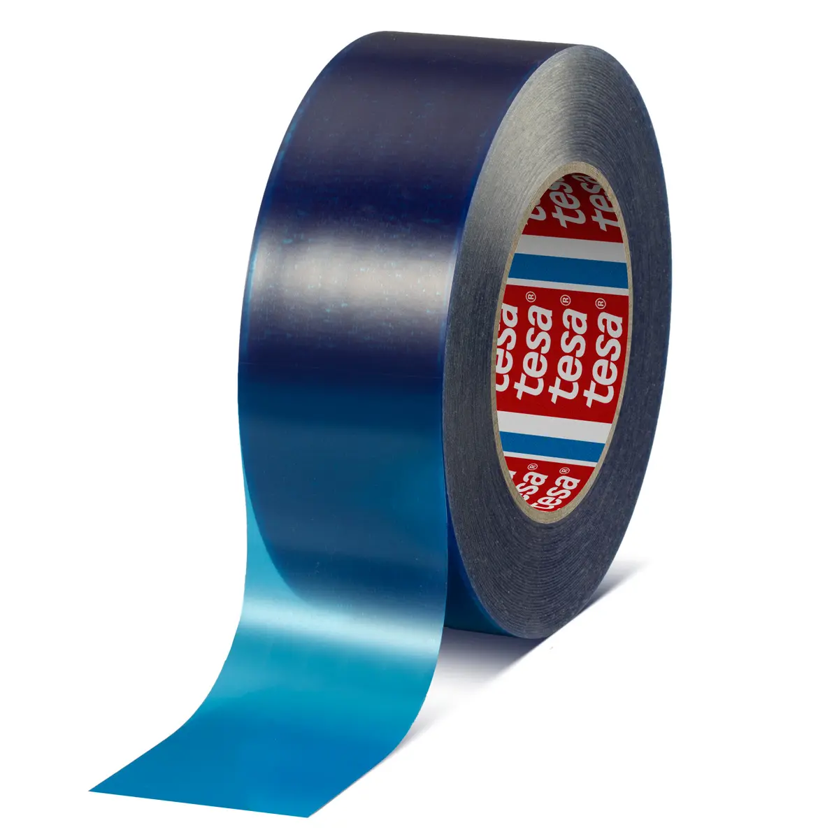 Produktfoto 1 von Tesa Tesa Polyethylen Abdeckband Klar, Blau, Stärke 50 mm Acryl-Kleber 50 mm x 66 m