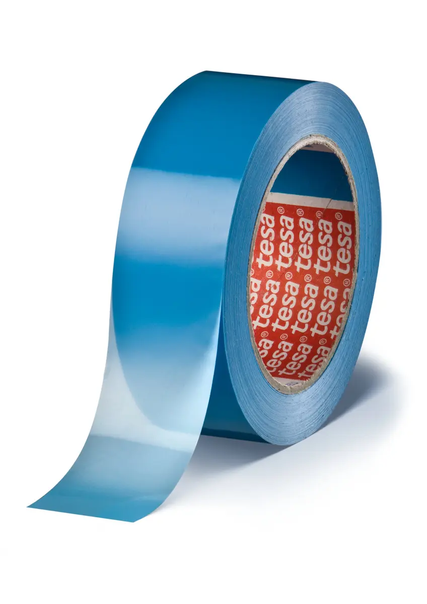 Produktfoto 1 von Tesa Tesa 64283 Packband, Mono-orientiertes Polypropylen, Hellblau, Stärke 85 μm, 38 mm x 50 m