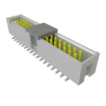 Produktfoto 1 von Samtec HTST Leiterplattenleiste gewinkelt, 34-polig / 2-reihig, Raster 2.54 mm Raster Oberfläche, Schneidklemmverbinder,