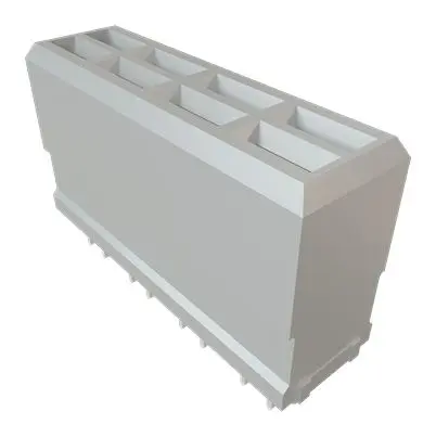 Produktfoto 1 von Samtec HPTS-6-S-D-VT, 0.126 in Backplane-Steckverbinder Universal Leistungsmodul, 2-polig Buchse, 2-reihig, Vertikal,