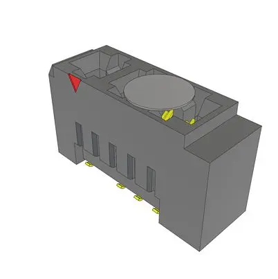 Produktfoto 1 von Samtec MEC2 Leiterplattenleiste Vertikal, 10-polig / 2-reihig, Raster 2 mm Raster Oberfläche, Ummantelt