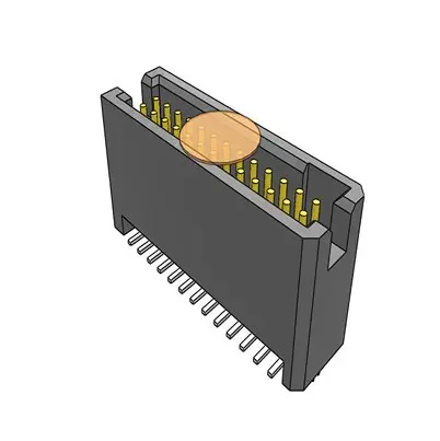 Produktfoto 1 von Samtec TFM Leiterplattenleiste Gerade, 26-polig / 2-reihig, Raster 1.27 mm Raster Oberfläche, Ummantelt
