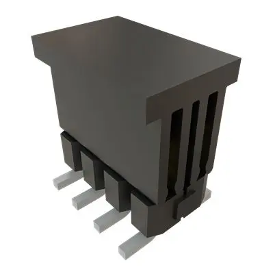 Produktfoto 1 von Samtec TSM Leiterplattenleiste Vertikal, 8-polig / 2-reihig, Raster 2.54 mm Raster Oberfläche, Unisoliert