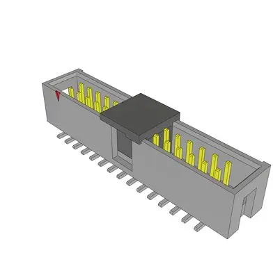 Produktfoto 1 von Samtec HTST Leiterplattenleiste gewinkelt, 30-polig / 2-reihig, Raster 2.54 mm Raster Oberfläche, Ummantelt