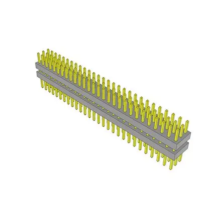 Produktfoto 1 von Samtec TW Leiterplattenleiste Gerade, 84-polig / 3-reihig, Raster 2 mm Raster Oberfläche, Unisoliert