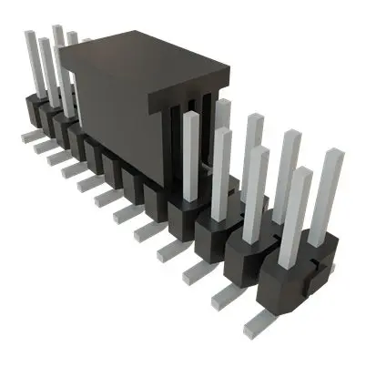 Produktfoto 1 von Samtec TSM Leiterplattenleiste Vertikal, 24-polig / 2-reihig, Raster 2.54 mm Raster Oberfläche, Unisoliert