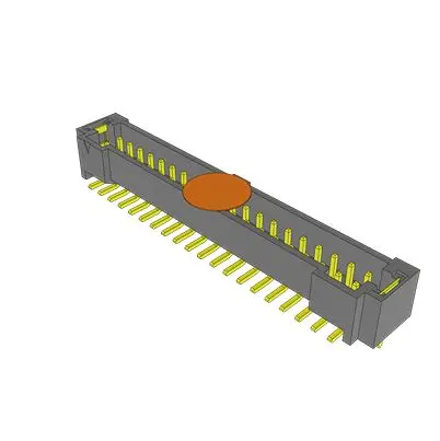 Produktfoto 1 von Samtec T2M Leiterplattenleiste, 40-polig / 2-reihig, Raster 2 mm Raster Oberfläche, Ummantelt