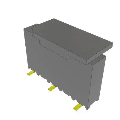 Produktfoto 1 von Samtec SSM Leiterplattenbuchse Vertikal Oberfläche 5-polig / 1-reihig, Raster 2.54 mm Lot