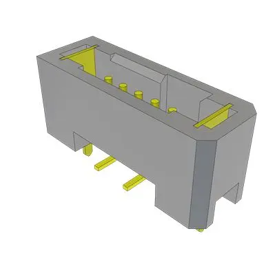 Samtec TFM Leiterplattenleiste Gerade, 5-polig / 1-reihig, Raster 1.27 mm Raster Oberfläche, Ummantelt
