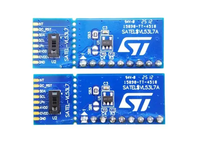 Produktfoto 1 von STMicroelectronics SATEL-VL53L7 FlightSense, Breakout-Board Entwicklungstool Microcontroller STM32