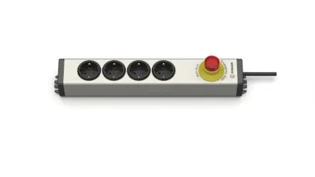 Produktfoto 1 von Ehmann 819 Typ F Steckdosenleiste, 4-fach 16A CEE 7/7 Deutscher Schuko / Französisch, 2.7m Kabel, 230V