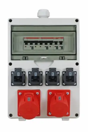 Produktfoto 1 von Ehmann 530 Typ F Steckdosenleiste, 6-fach 16A CEE 400 V-32 A, 400V