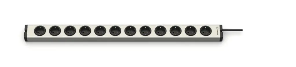 Produktfoto 1 von Ehmann 600 Typ F Steckdose, 12-fach 16A CEE 7/7 Deutscher Schuko / Französisch, 3m Kabel, 25 V